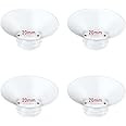 IVARONAL Flange Insert 4PCS 20mm Compatible with Momcozy M9/M6/M5/S12 Pro/V1 Pro/V2 pro, Spectra/Medela/Elvie/NCVI/TSRETE/eufy/Lansinoh/Paruu/MomMed Breast Pump 24mm Shields/Flanges (4pcs-20mm)