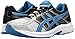 ASICS Men's Gel-Contend 4 Running Shoe, Silver/Classic Blue/Black, 10 M US