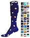 A-Swift Compression Socks (1 pair) for Women & Men (Doggy, S/M)