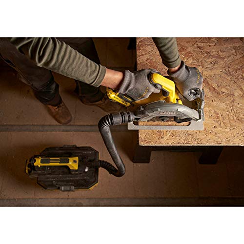 Stanley FatMax V20 Akku-Handkreissäge SFMCS550B (18V, bürstenlos, werkzeuglose Schnitttiefen- und Winkeleinstellung bis… – Bild 5
