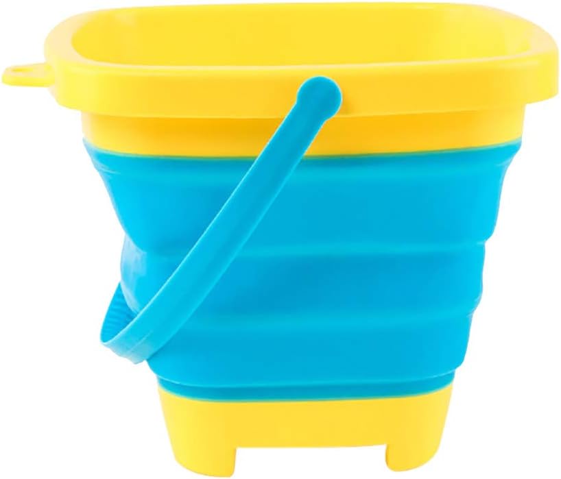 blue beach bucket