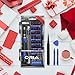 ORIA Screwdriver Set, 64 in 1 Precision Screwdriver Kit with 56 Bits, Magnetic Driver Kit, Professional Repair Tool Kit, Flexible Shaft for iPhone 8, 8 Plus, Smartphone, Game Console, Tablet, Blue
