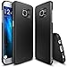 Ringke Slim Compatible with Galaxy S7 Edge Case Dazzling Slender Laser Precision Cutouts Fashionable & Classy Superior Steadfast Bolstered PC Hard Skin Cover for Galaxy S7 Edge - SF Black