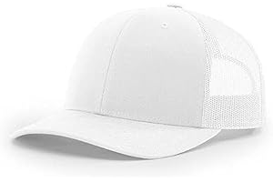 B WEAR SPORTSWEAR RICHARDSON Plain 112 Trucker Cap (Charcoal/Black)