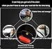 2 Pcs Universal Vehicle Mounted Carbon Fiber Car Safety Seat Belt Buckle Clip