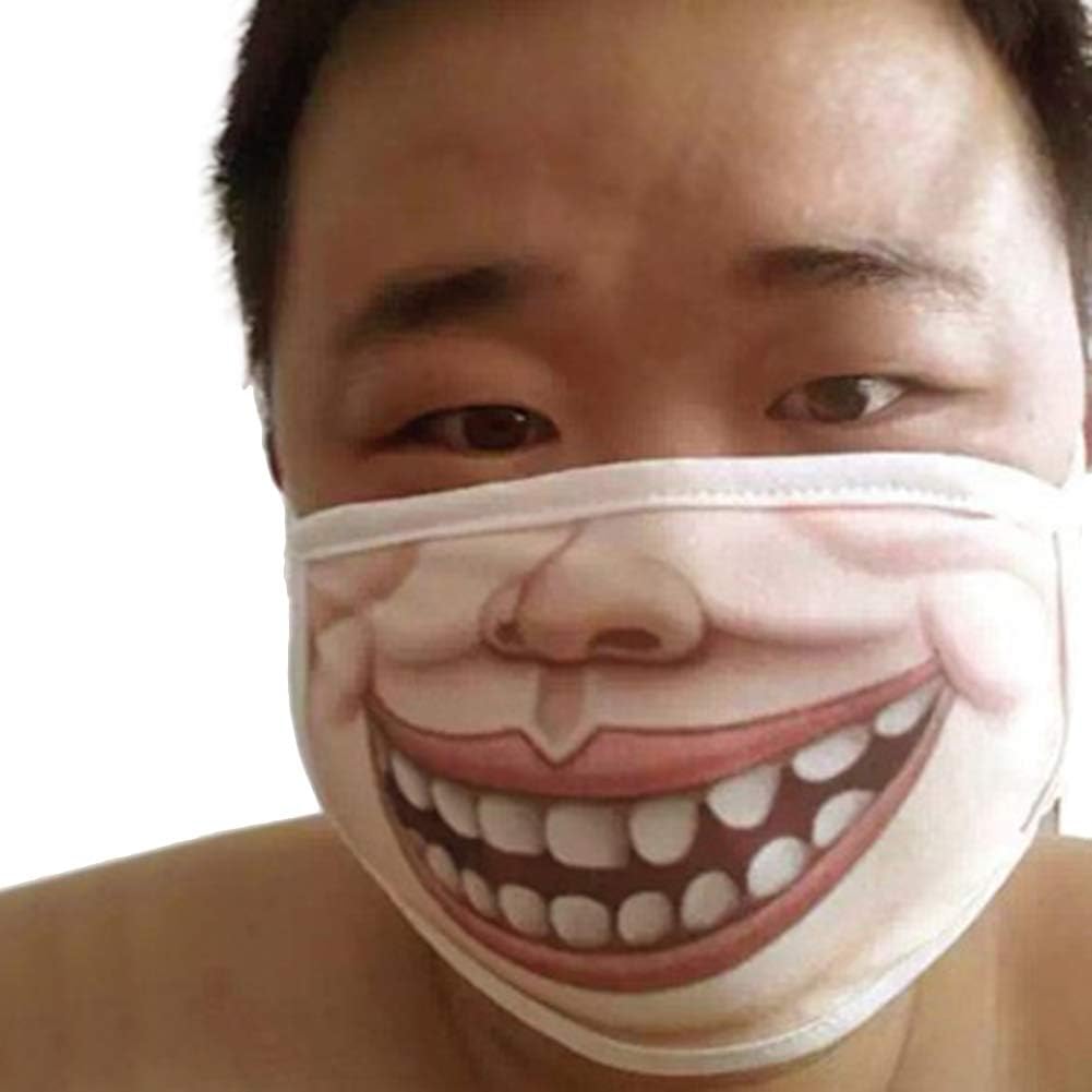 Earloop Face Mask, Trenton Funny Mischievous Air Pollution Face Mouth Mask - Anti-Dust Smoke Warm Outdoors 2#