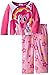My Little Pony Little Girls' Rainbow Cozy Fleece Pajama Set, Multi, 2T
