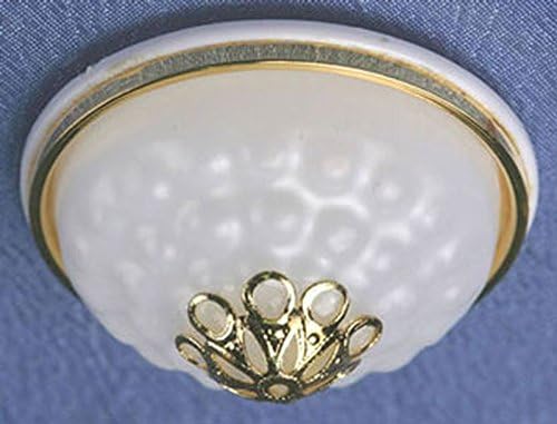 Dollhouse Miniature Large Ornamental Ceiling Lamp