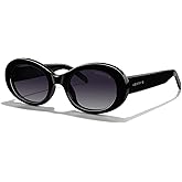 MERRY'S Modern Oval Round Acetate Sunglasses for Women UV400 Polarized Sunglasses S6191