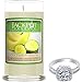 Cucumber Melon Candle with Ring Inside (Surprise Jewelry Valued at $15 to $5,000) Ring Size 6