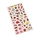 3 Sets(18 Sheets) Beautiful Flower Floral Transparent Stationery Sticker Planner Scrapbooking Diary Deco School Office Supplies Kawaii Stickers