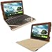iGadgitz Brown 'Portfolio' PU Leather Case Cover for Asus Transformer Pad & Keyboard Dock TF700 TF700T TF700KL Infinity 10.1