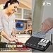 Hosmart 1500FT LONG RANGE 7-Channel Digital FM Wireless Intercom System for Home and Office(4 Stations Black)