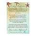Inkfish and Co. Decorative Starfish Poem Story Wine Bottle Stopper Antique Copper with Burlap Gift Bag New Larger Card