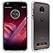 Moto Z2 Play Case Bumper White/Clear Compatible with Moto Mods (Ademite)