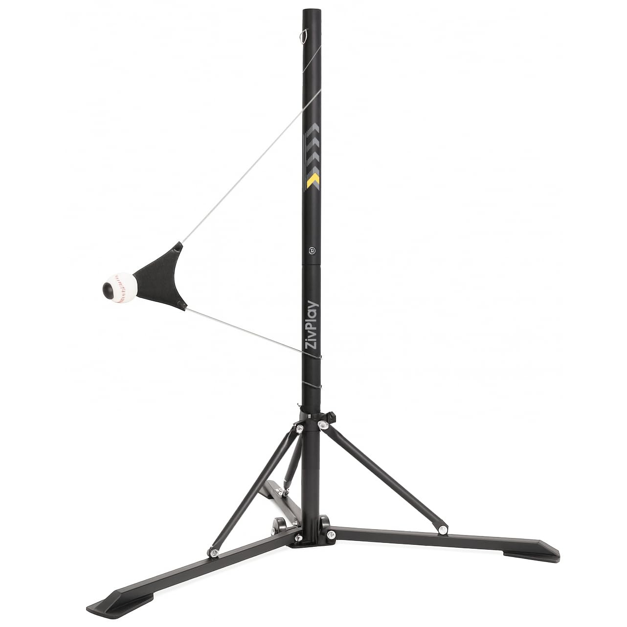Photo 1 of **PARTS ONLY***ZivPlay Baseball Hitting Trainer Baseball Swing Trainer Softball and Baseball Training Equipment for Batting Practice Simulates Real Pitch Portable with Wheels Height Adjustment (Ambidextrous)