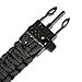 Gonex 550 Paracord Premium Paracord Bracelet Military Survival Parachute Cord with Fire Starter fits Approx 8 inch-10 inch (23-26 cm) Wrists 4 Color to Choose