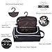Men Toiletry Bag, Nylon Hanging Makeup Bag Travel Toiletry Kit for Men and Women(6019,black)