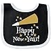 Inktastic Baby Boys' Happy New Year holiday Baby Bib