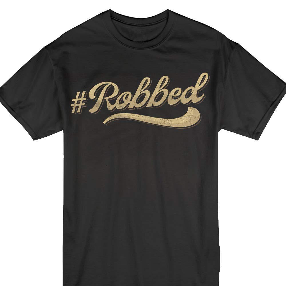Robbed New Orleans Football Pride Jersey Funny Text Tshirt | Stellanovelty