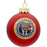 Kurt Adler 80MM Glass President Ball Ornament