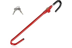 SHMZK Car Steering Wheel Lock, Anti-Theft Car Device Steering Wheel Pedal Brake Lock with Keys, Adjustable Security Steering Wheel Lock Fit Distance from Steering Wheel to Pedal Within 21-30"