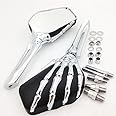 SMT-Talon Skull Mirror Harley Heritage Springer Compatible with Sportster Dyna Glide Softail V Rod Cd [B00RW3QXUO]