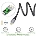 Lightning Cable,SIDAWOO 3Pack 3FT 6FT 10FT Nylon Braided iPhone Charger cable iPhone USB Charging Cord for iPhone X/8/8 Plus/ 7/7 Plus / 6/6 Plus/6s/6s Plus/ 5/5s/5c/SE and more(Black and Gray)