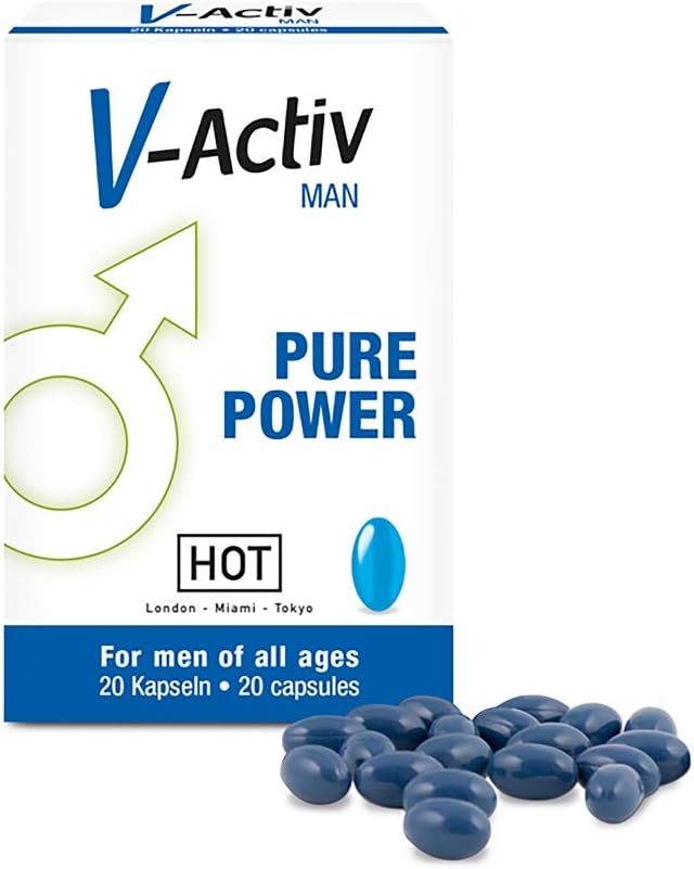 V-Activ Caps For Men 20Pcs, Blue