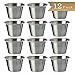 TrueCraftware- 2.5 oz Stainless Steel Condiment Sauce Cups Set of 12- Individual Round Condiments Cups Ramekins Dipping Sauce Cup Portion Dipping Sauce Kitchen Cups