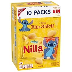NILLA Wafers Mini Cookies, Vanilla Wafers, 10 Snack