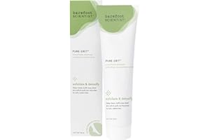Barefoot Scientist Pure Grit Revitalizing Mineral Scrub, Foot and Body Scrub with Eucalyptus Scent