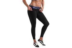 WIXIDOJI Sweat Sauna Pants Heat Trapping Sweat Leggings Sauna Suit for Women Workout Gym Exercise