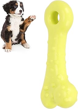 Amazon 犬のための噛むおもちゃ 骨の形の犬の噛むおもちゃ 歯のクリーニングトレーニング犬のおもちゃ インタラクティブな犬のおもちゃ Small Bones Yellow 378 噛むおもちゃ 通販
