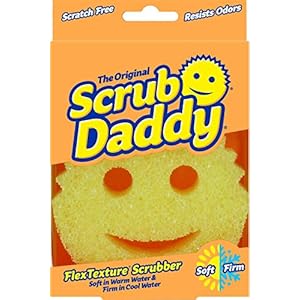 Scrub Daddy Originele smiley spons, universele spons, reinigingsspons, schuurspons, krasvrije afwasspons voor keuken…