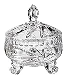 The Jay Companies 303083-GB Genevieve Jar with Lid, Clear