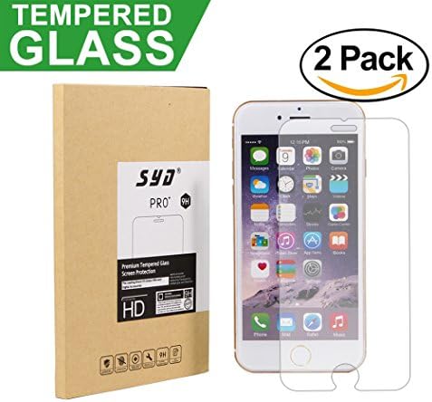 For Iphone 6s Tempered Glass Screen Protector for Apple Iphone 6, Iphone 6s 2016 (2-pack)