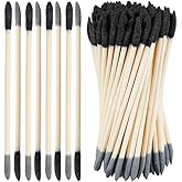 20Pcs Black Sanding Sticks Double End Matchsticks Twigs 120/280 Grit Fine Detailing Polishing Tool for Plastic Models Miniatu