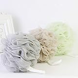 Omenluck Bath Loofahs Back Scrubber Sponge Ball Body Deep Cleaning Green Shower view 2