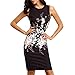 h Women Dress,Haoricu Elegant Retro Summer Women Sleeveless Bodycon Ladies Evening Party Dress (S, Black)
