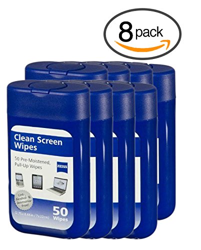 Zeiss cleaning pre-moistened wipes 50ct multi use - cle…