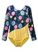 DAXIANG Sparkly Gymnastics Leotard for Girl Long Sleeve Toddler Dance Wear Leotard Gold 3-4Y