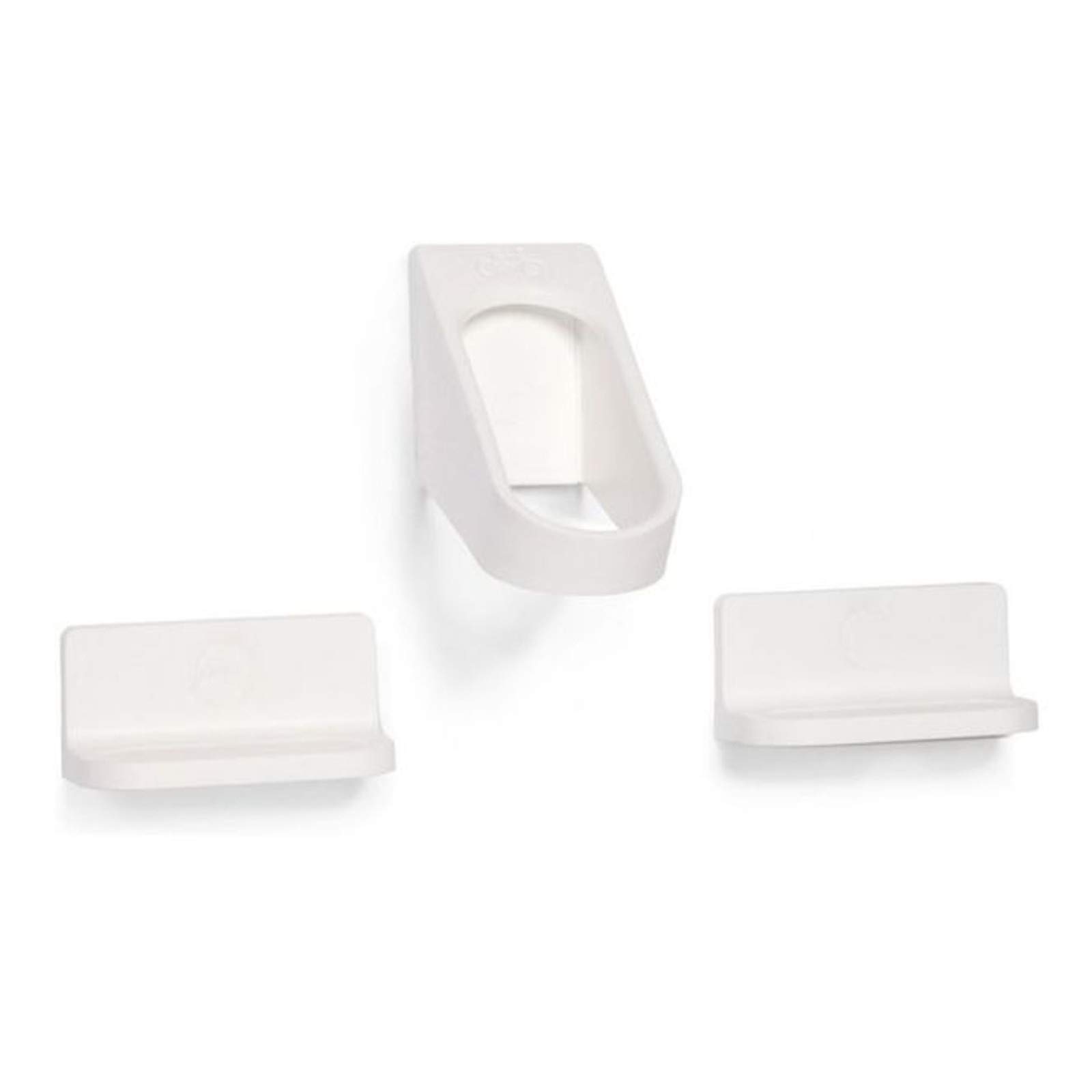 Cycloc Hero - Wall Mount Bike Storage Rack – Horizontal Pedal Hung Cycle Storage For Platform Pedals - White