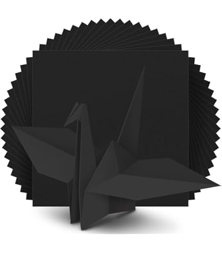 Amazon.com : Toyo Origami Paper Single Color - Black - 15cm