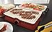 Oster DuraCeramic Panini Maker and Grill, Candy Apple Red