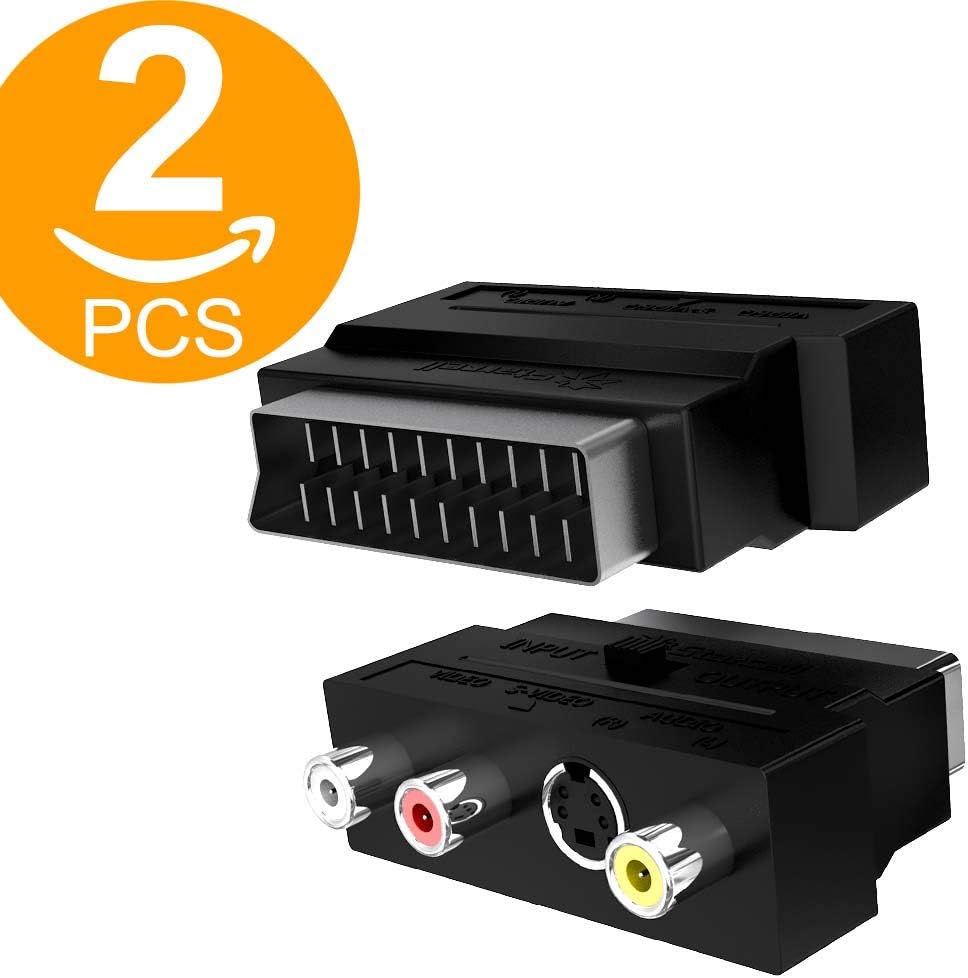 Act SCART Adapter 2 Pack SCART to Amazon.co.uk Electronics