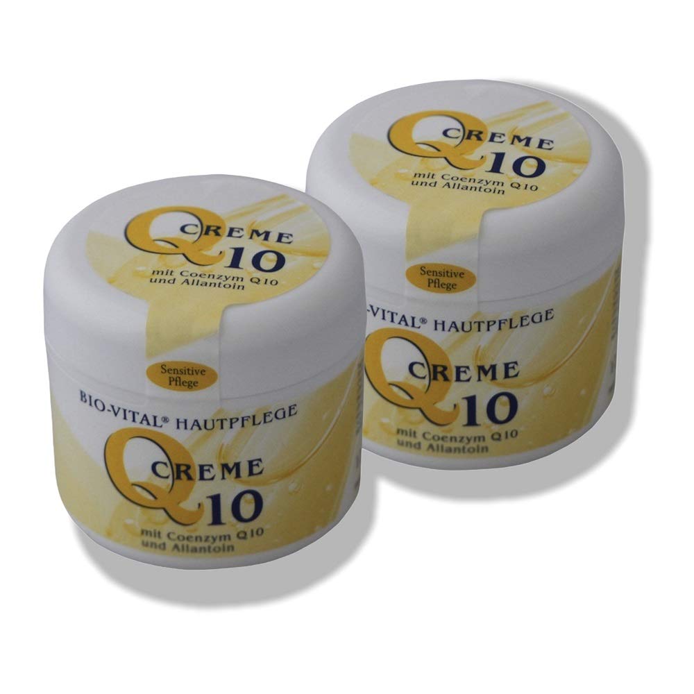 2 x Anti-Ageing Coenzyme Q10 Cream for Face Neck & Décolleté Face Cream Skin Care Face Care Body Care Skin Cream for Dry Skin