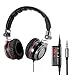 Conambo Active Noise Cancelling Headphones Stereo Headphones Inline Mic Smartphones Laptop PC, Foldable Lightweight Travel Cell Phone Headsets(CQ3)