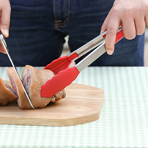 Silicone Kitchen Cooking Tongs
