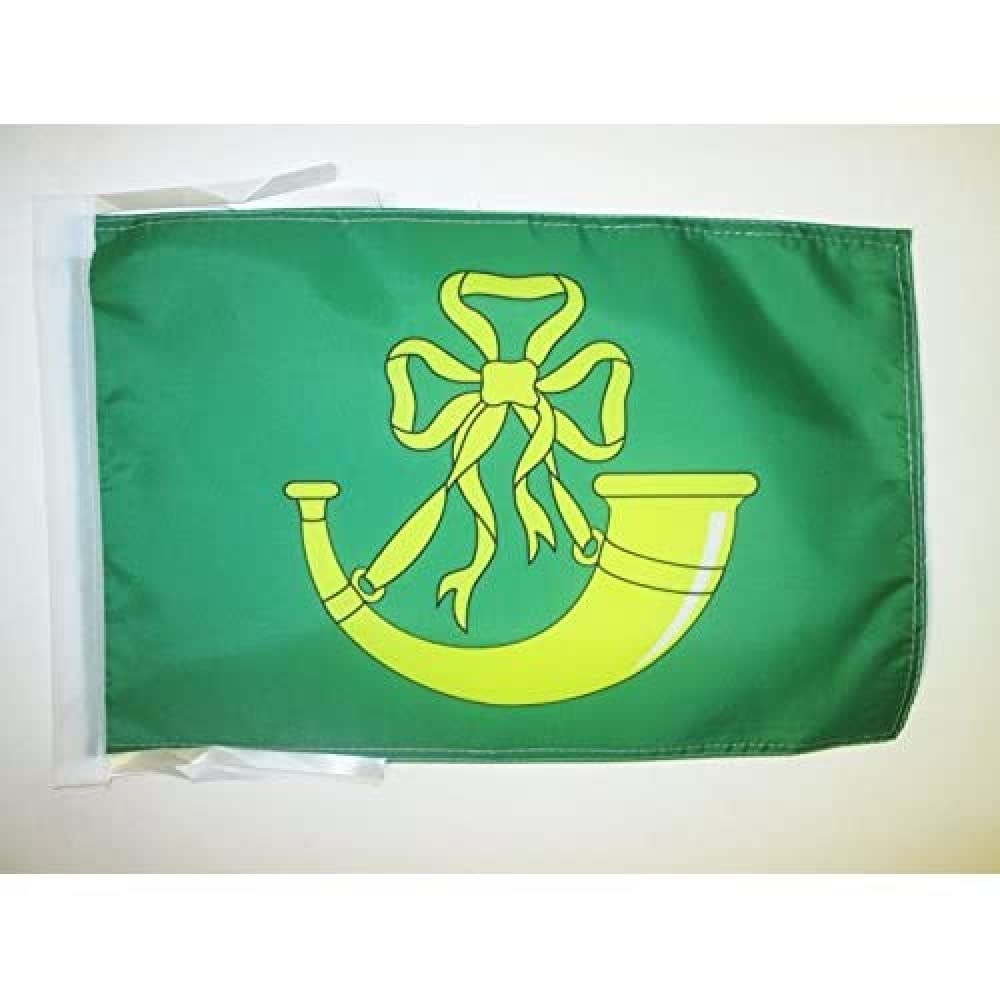 AZ FLAG - Huntingdonshire county Flag - 18'' x 12'' - 100% Polyester County of Hunts. - England Small Banner with Two Cords - Fade Resistant - Vivid Colors - 18x12 in - 45x30 Cm